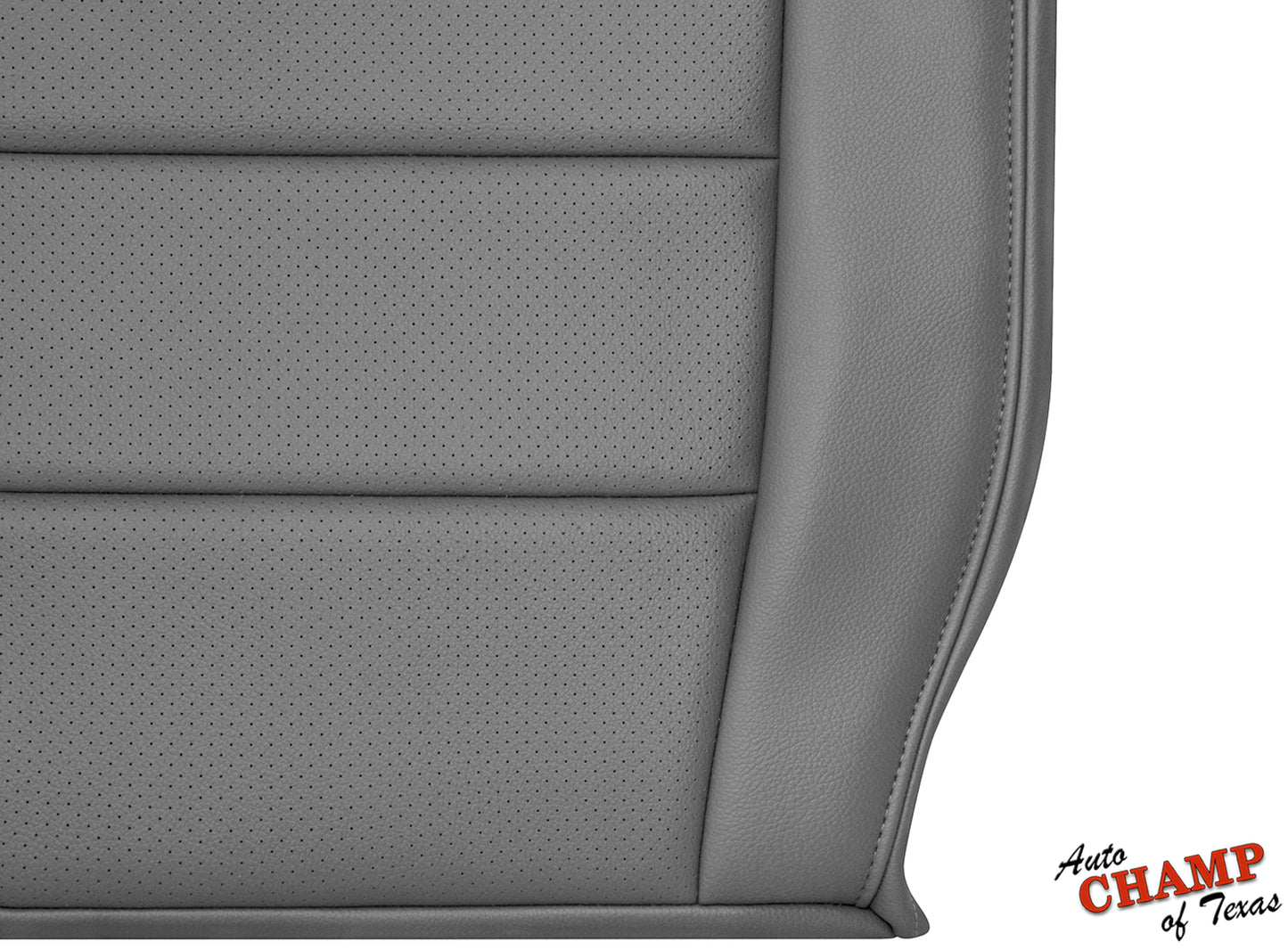 2009–2014 Honda Ridgeline Driver Side Bottom Perforated Leather Seat Cover Gray