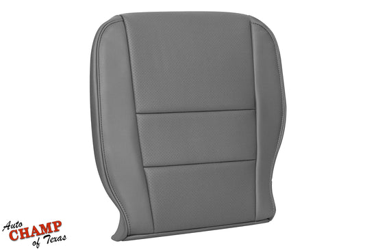2009–2014 Honda Ridgeline Driver Side Bottom Perforated Leather Seat Cover Gray