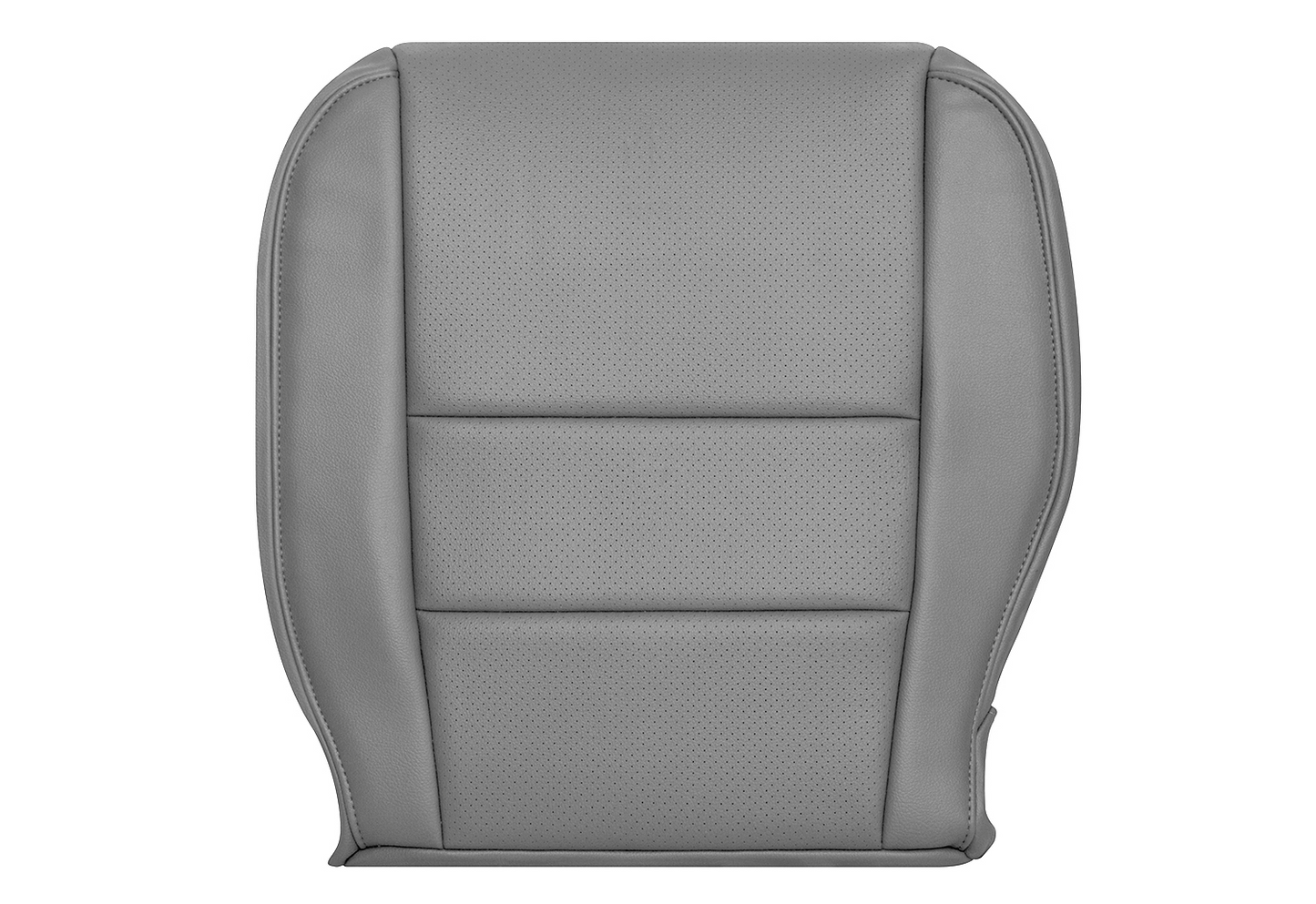 2009–2014 Honda Ridgeline Driver Side Bottom Perforated Leather Seat Cover Gray