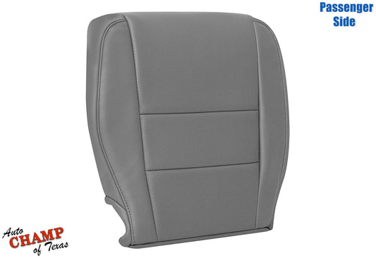 2009–2014 Honda Ridgeline Passenger Side Bottom Perforated Leather Seat Cover Gray