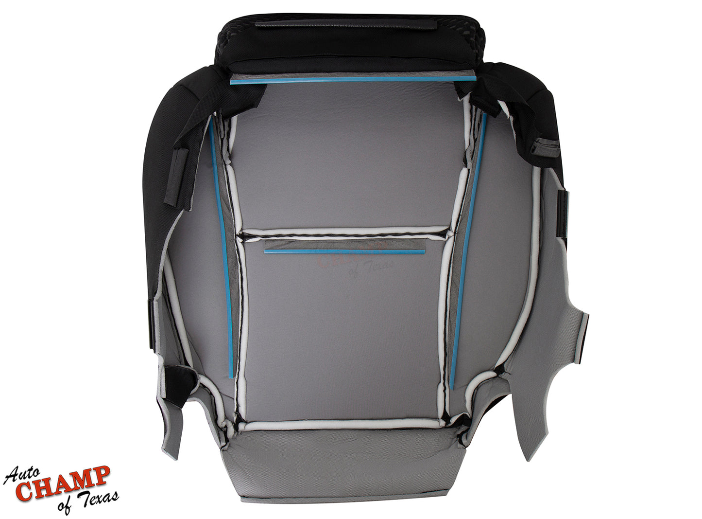 2007 2014 toyota tundra driver seat bottom cover back black cloth replacement