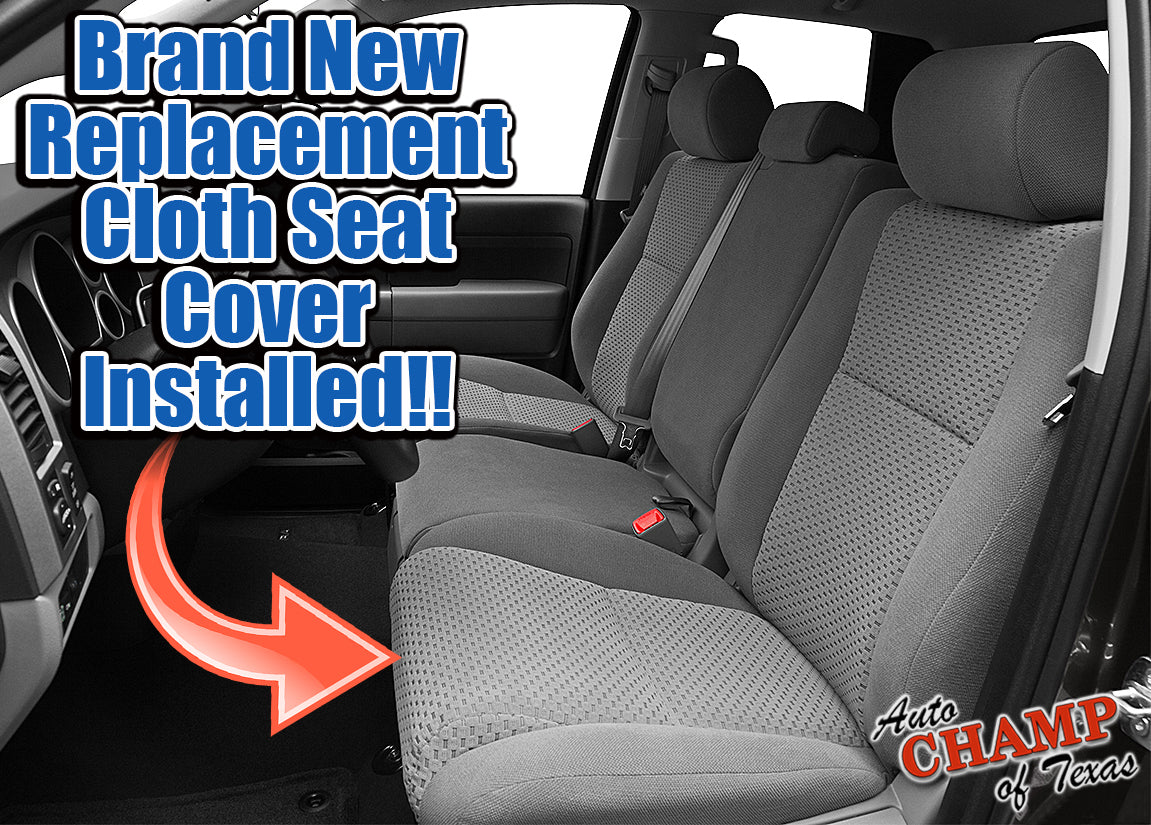 gray cloth replacement seat cover bottom toyota tundra 2007 2013