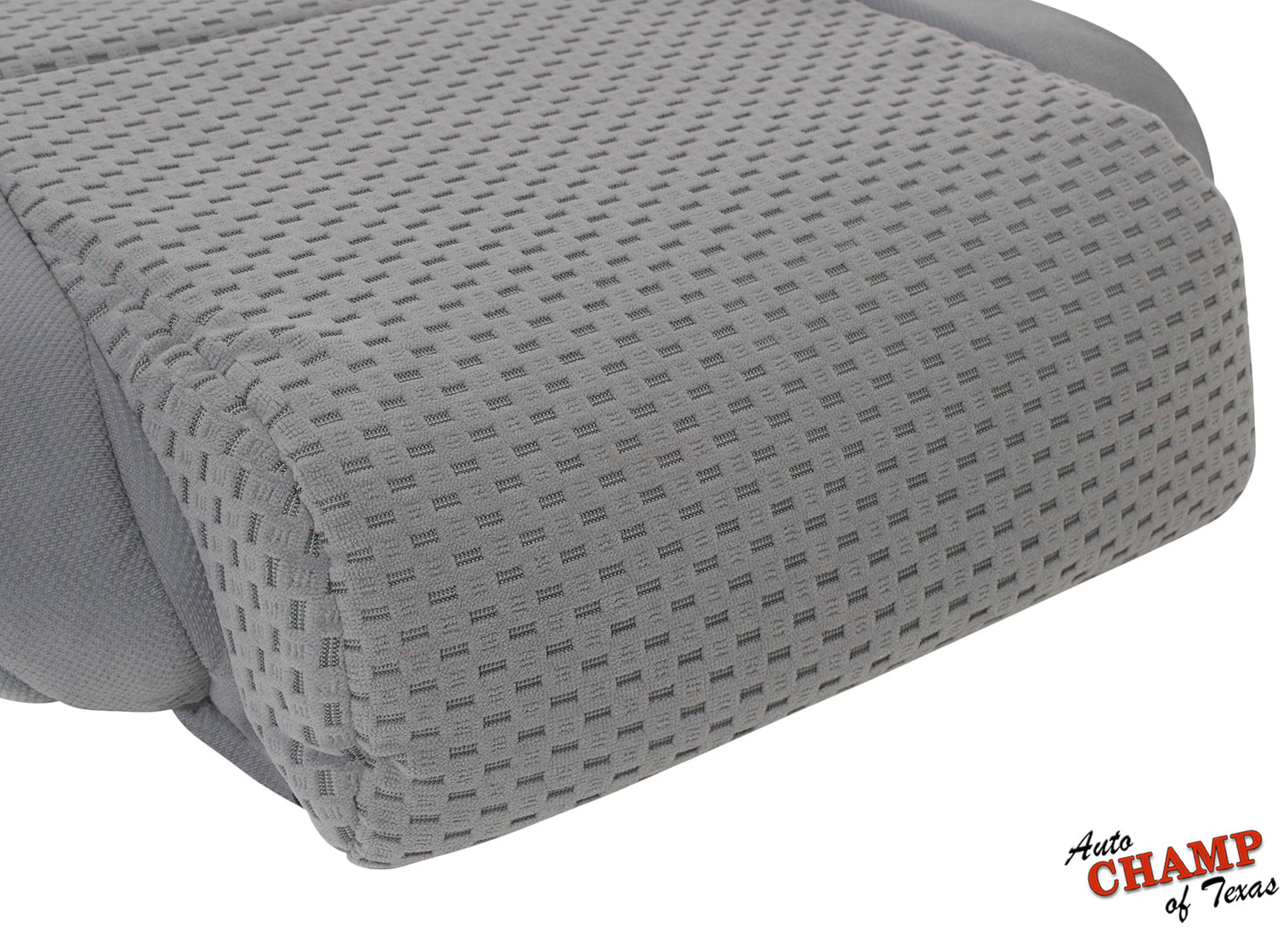 toyota tundra 2007 2013 replacement cloth seat cover closeup gray material