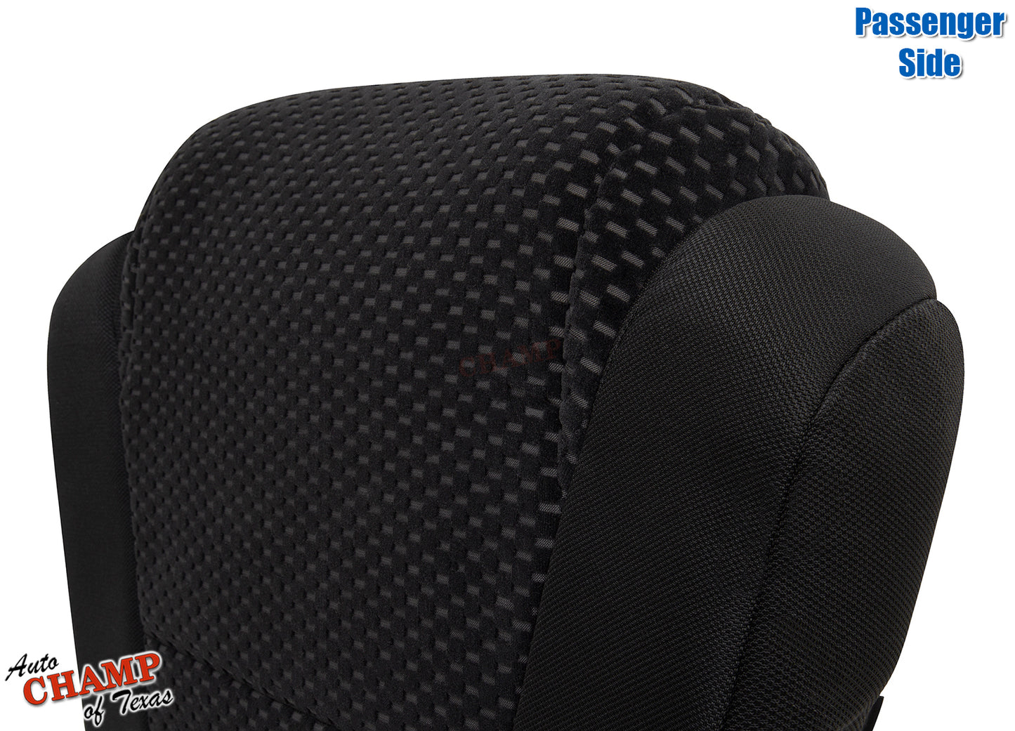 2007 toyota tundra black cloth seat cover passenger bottom textured replacement
