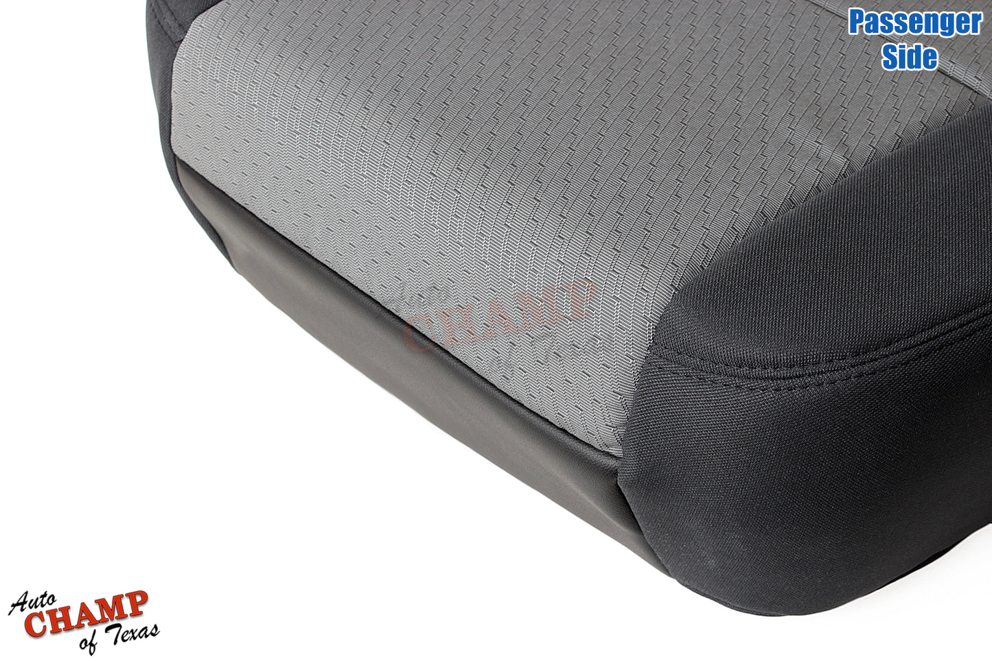 2007 2009 gmc sierra seat cover passenger bottom gray black replacement