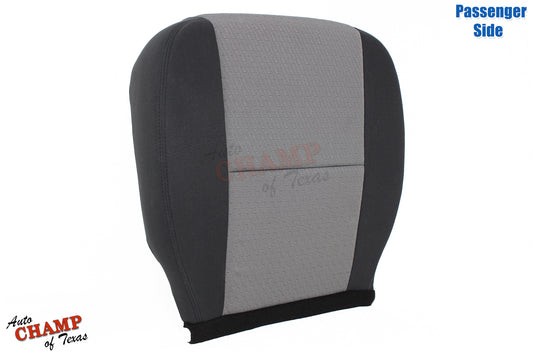 2007 2009 gmc sierra passenger seat cover backrest gray cloth replacement