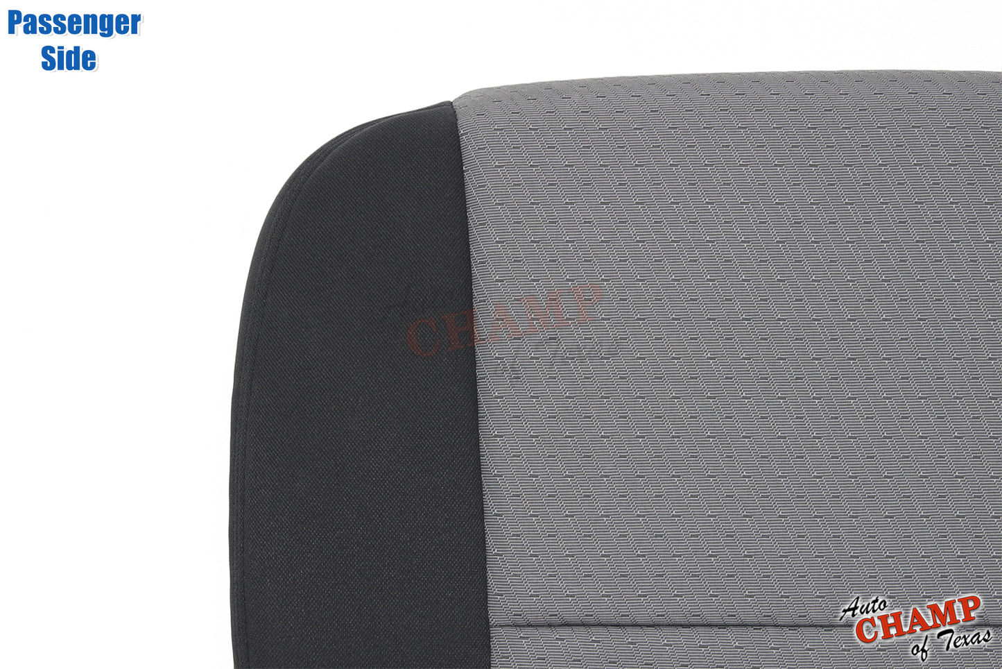 2007 2009 gmc sierra seat cover replacement passenger side backrest gray black cloth