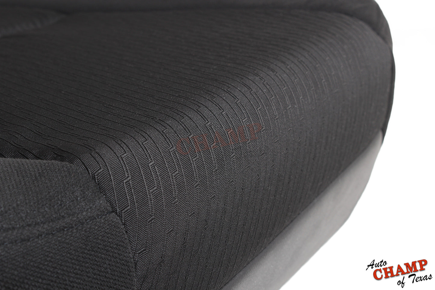2007 2014 chevy silverado z71 passenger seat cover black cloth close up