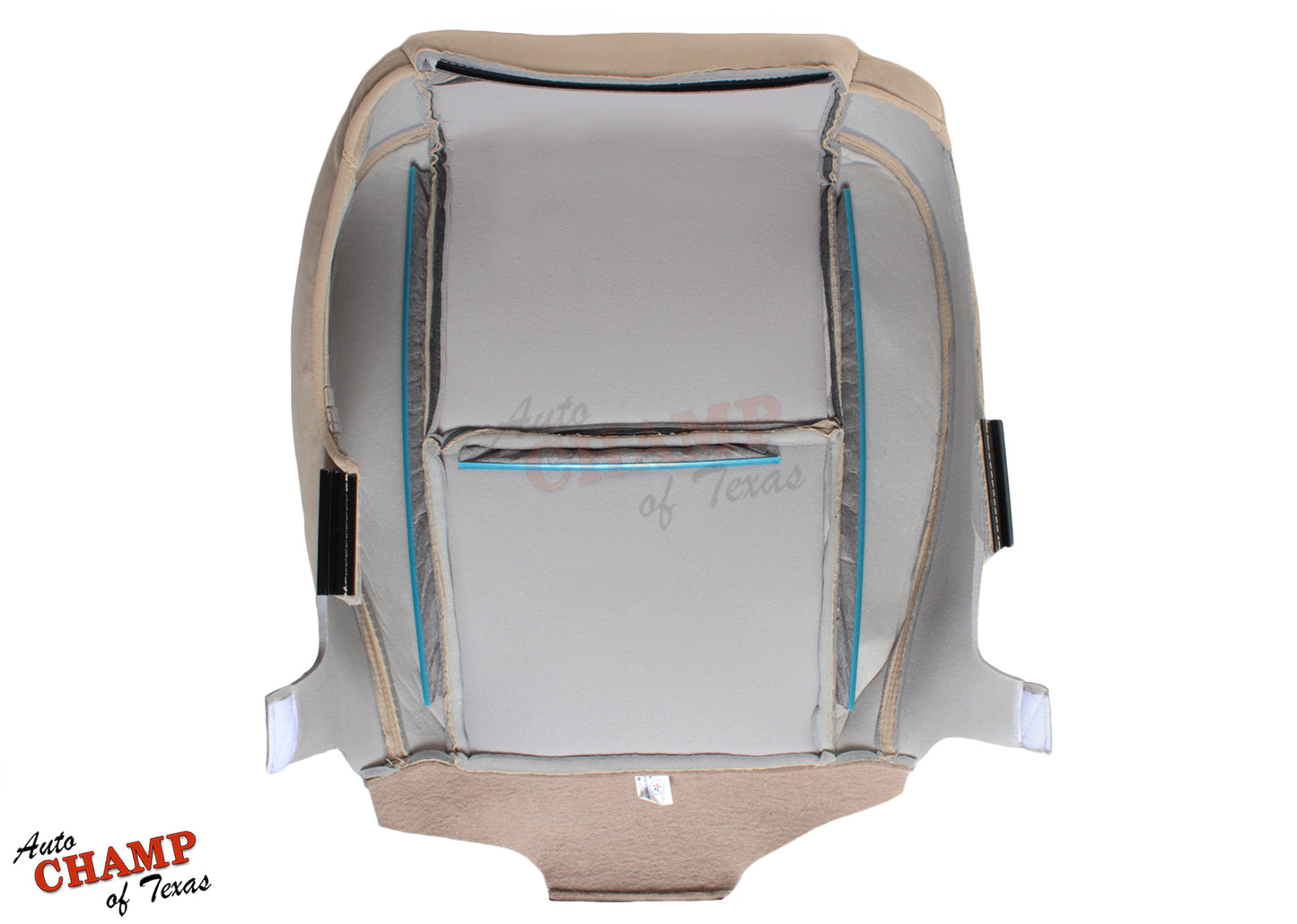 chevy avalanche seat cover underside view 2007 2008 tan cloth