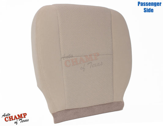 passenger seat cover cloth tan 2007 2008 chevy silverado