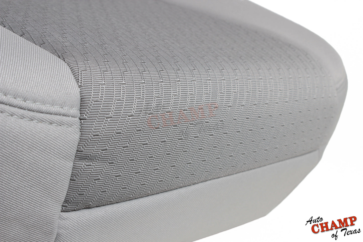 2014 gmc sierra lt driver seat cover closeup gray cloth material