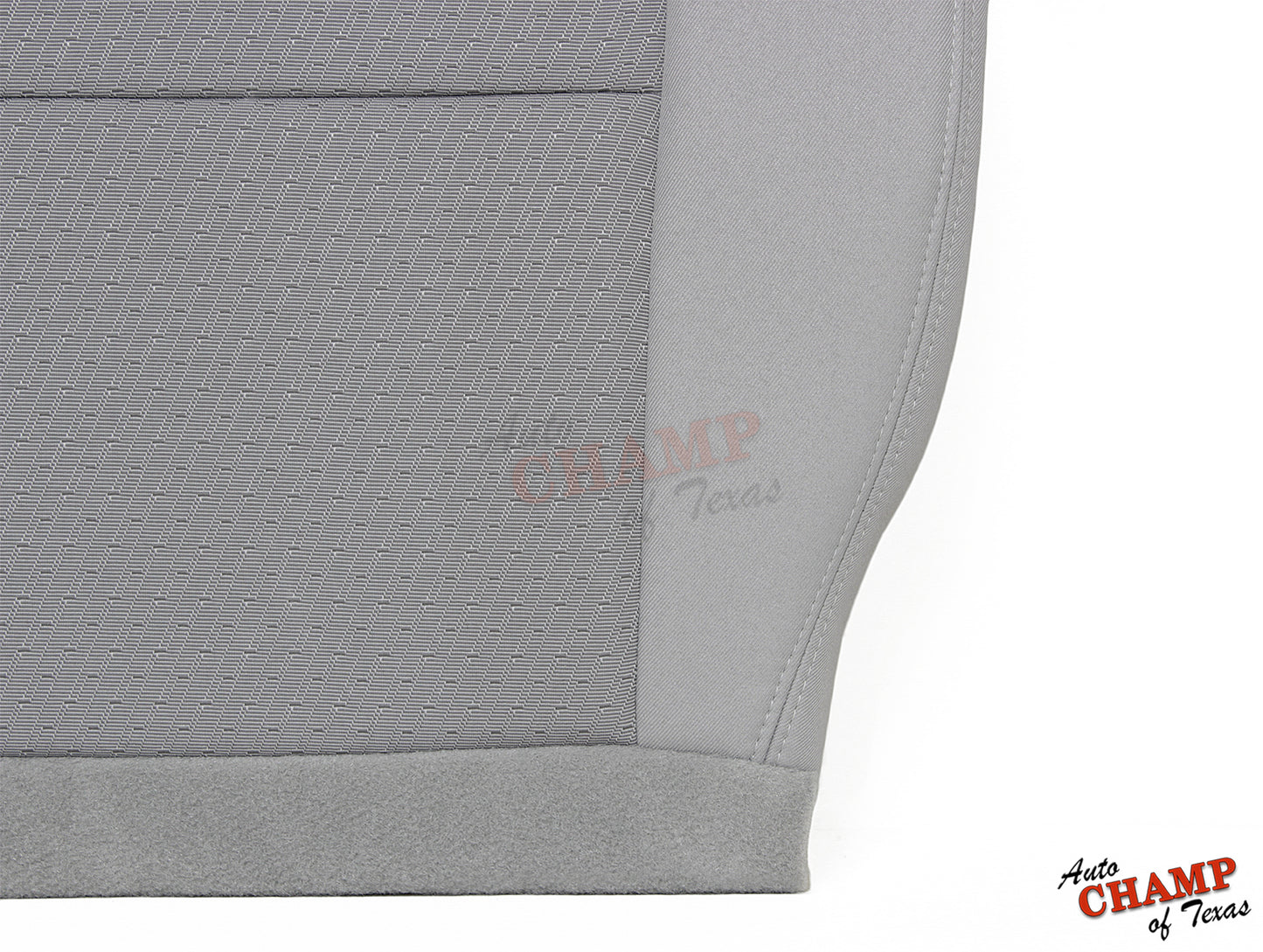 2014 gmc sierra driver seat stitching gray cloth closeup