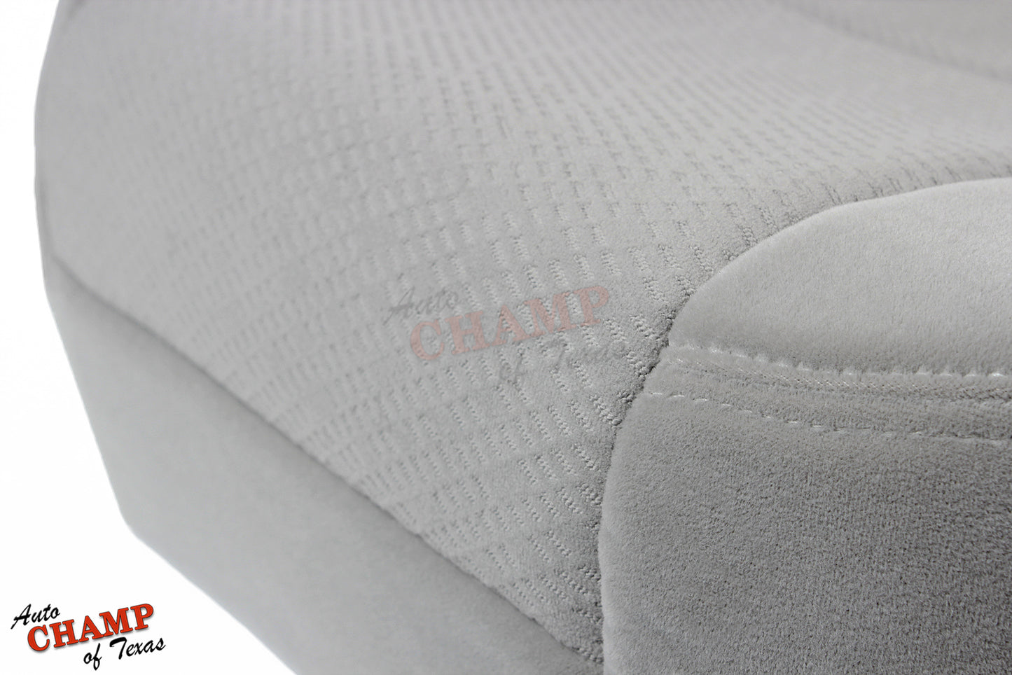 gray cloth stitching detail 2007 2008 chevy avalanche seat cover