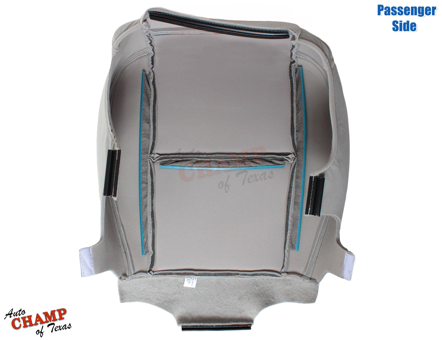 bottom view gray seat cover 2007 2008 chevy avalanche ls lt z71