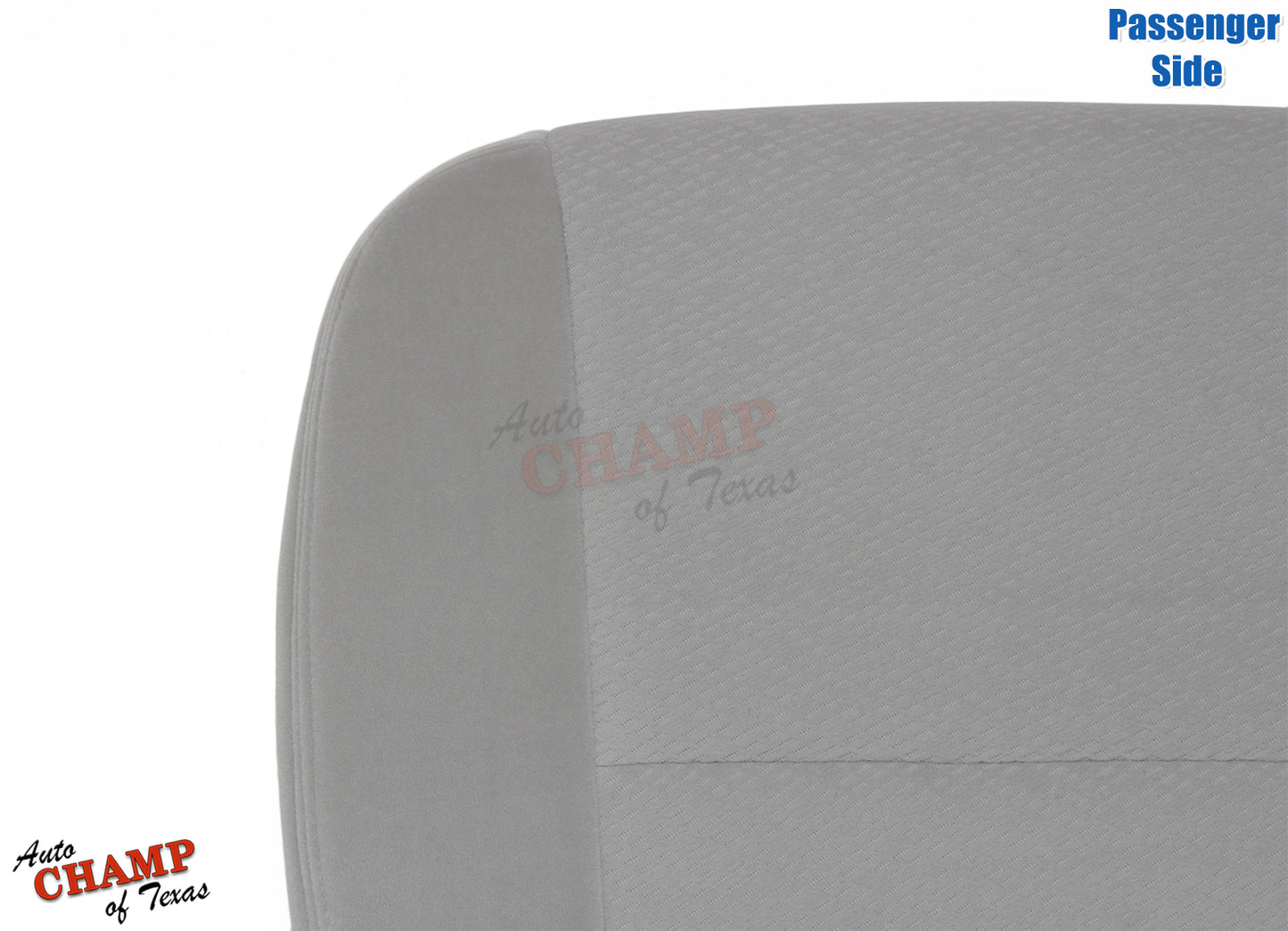 gray cloth seat cover back view 2007 2008 chevy avalanche replacement