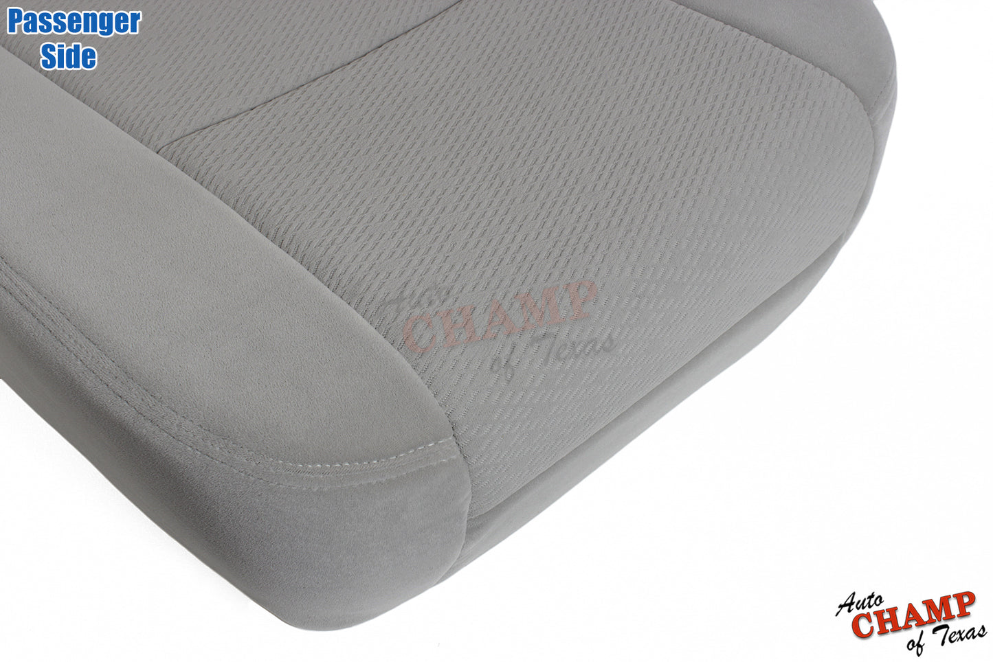 gray seat corner detail 2007 2008 chevy avalanche cloth cover