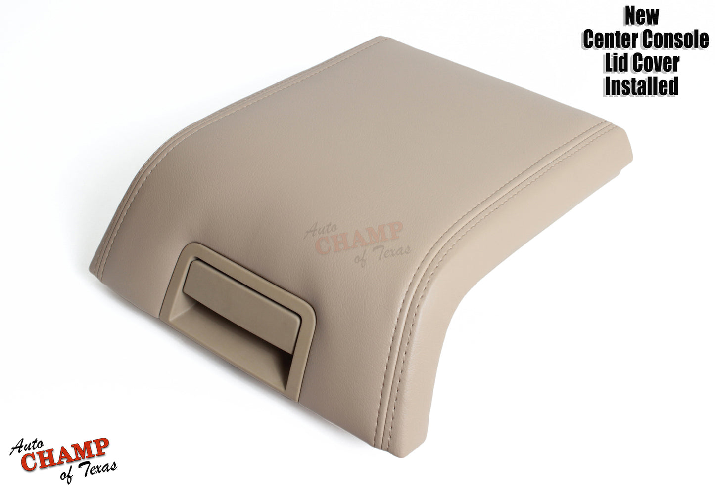 navigator console lid camel tan leather