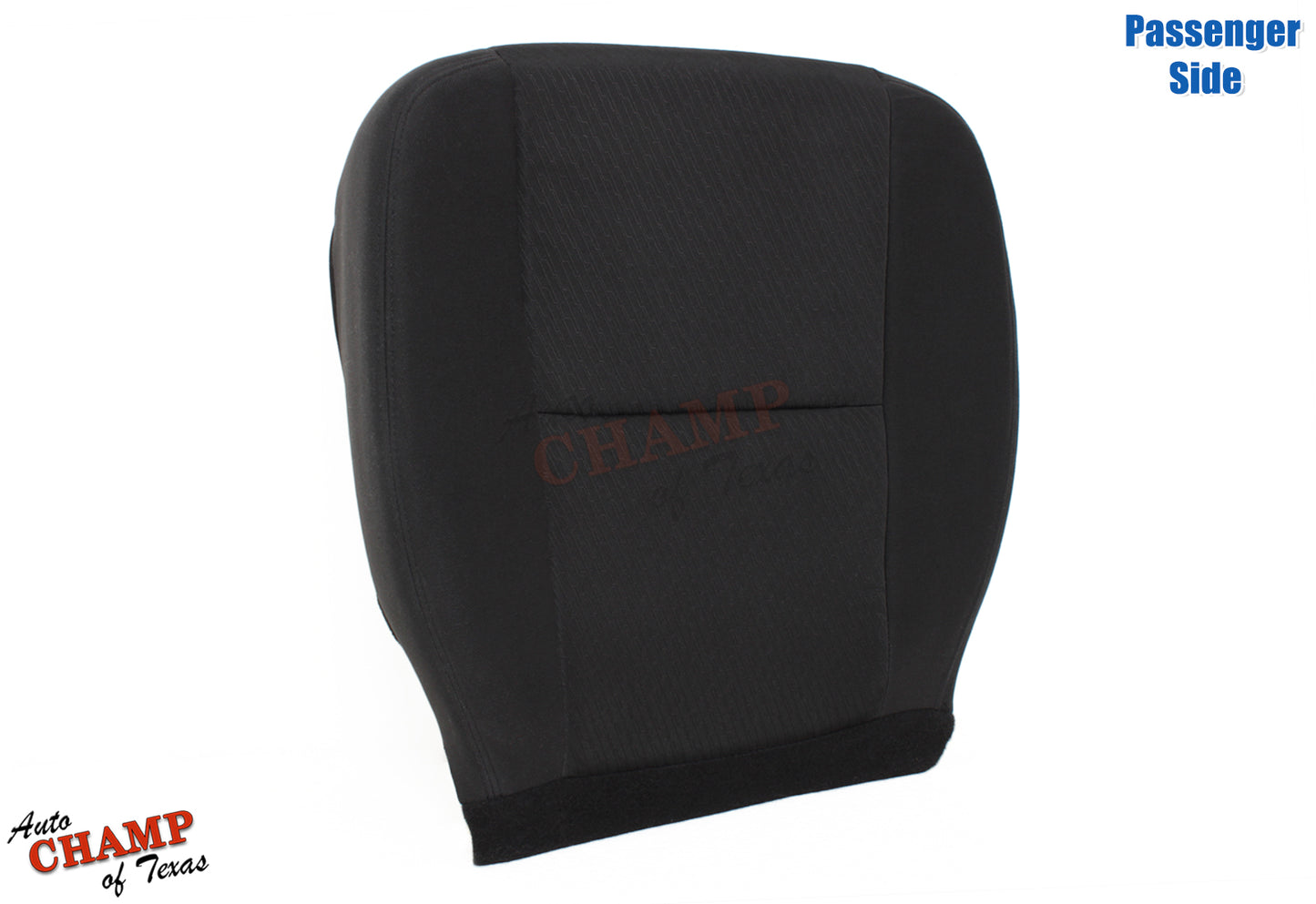 2007 2014 chevy silverado z71 passenger seat cover black cloth backrest