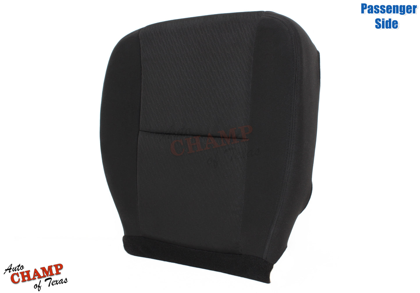 2007 2014 chevy silverado z71 passenger seat cover black cloth back panel