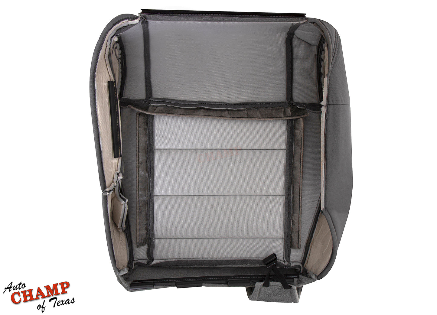 2008 jeep wrangler bottom cloth seat cover gray back installation view