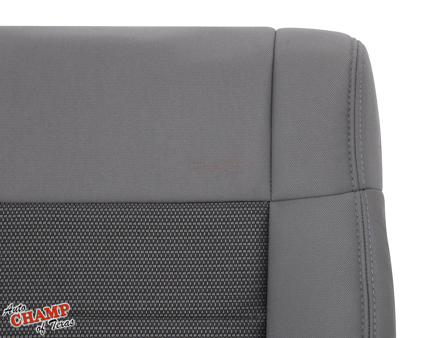 2008 jeep wrangler bottom cloth seat cover gray upper seat view