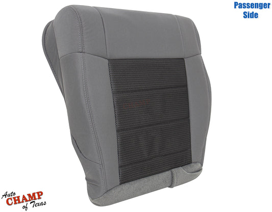 2008 jeep wrangler bottom cloth seat cover gray side profile