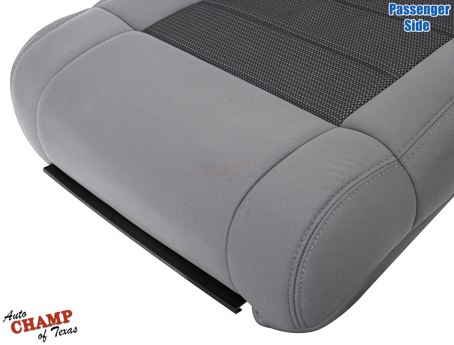 2008 jeep wrangler bottom cloth seat cover gray side angle