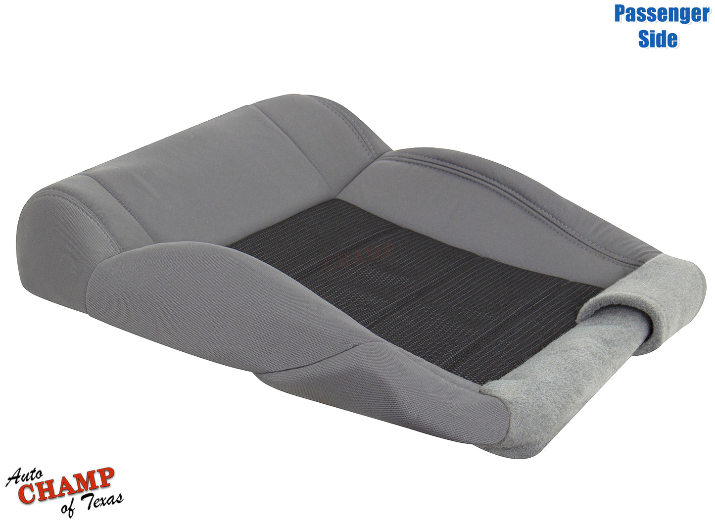 2008 jeep wrangler bottom cloth seat cover gray full seat view