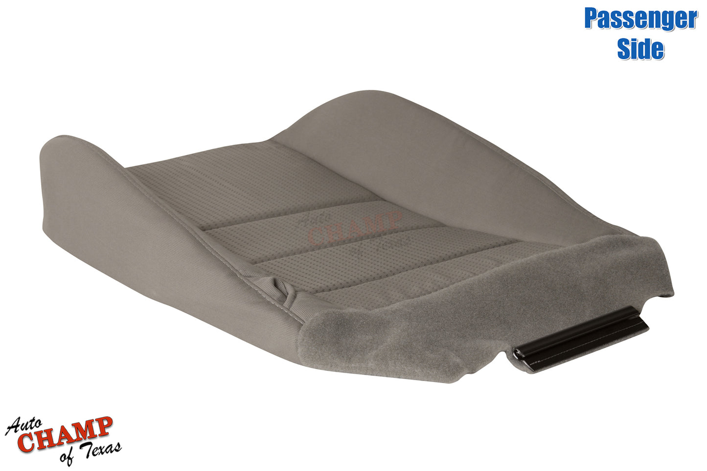 gray cloth passenger seat cover ford f-250 2008 2010 bottom