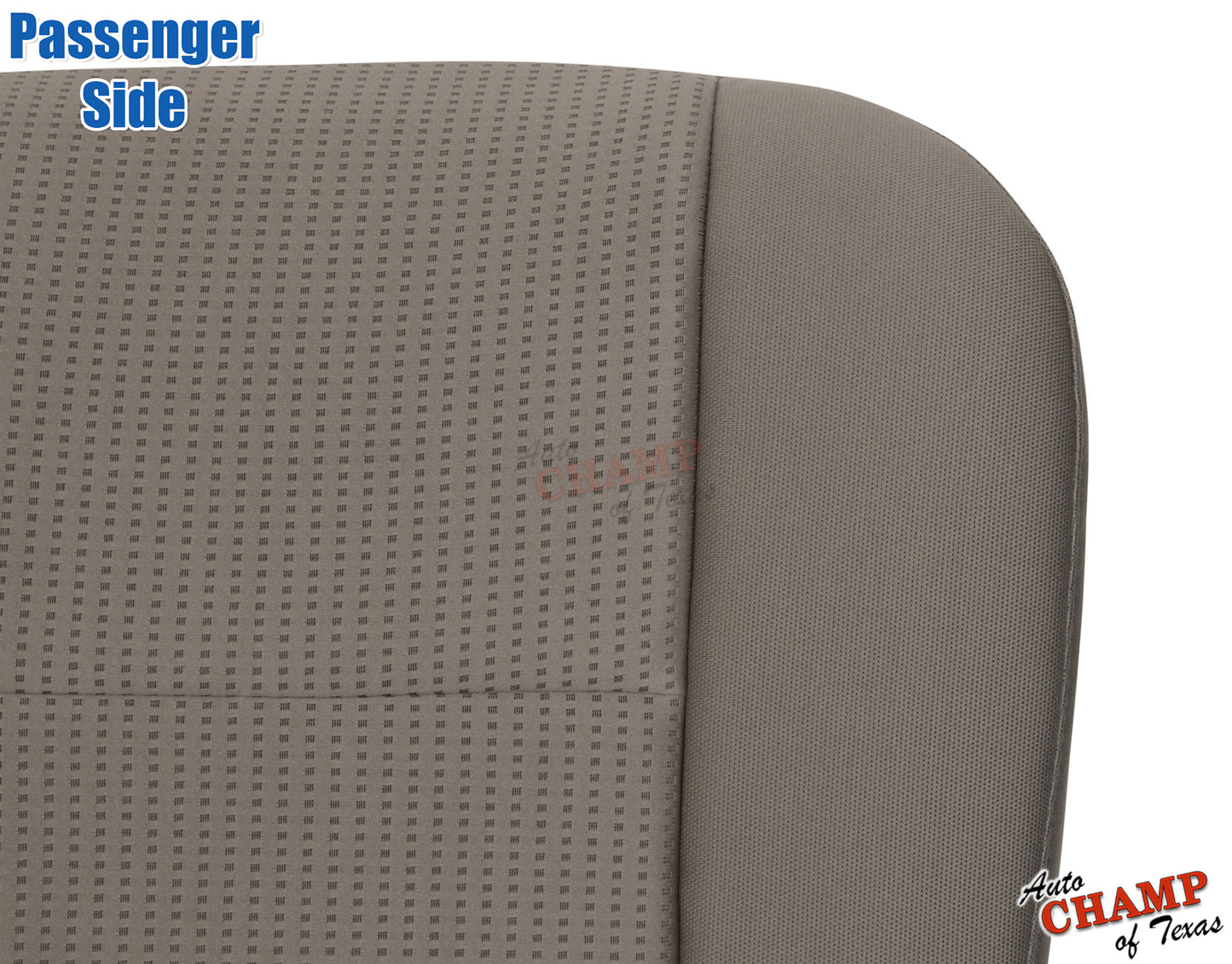 passenger bottom seat cover gray cloth ford f-250 2008 2010
