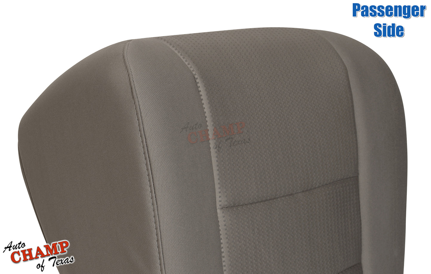 2008 2010 f-250 cloth passenger seat cover bottom gray oem