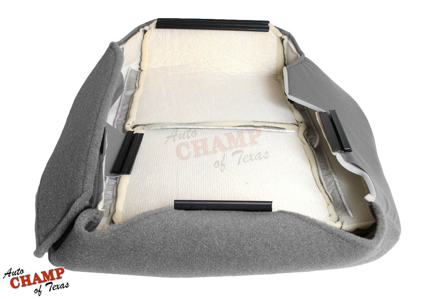 2009 2023 ford econoline van driver side bottom seat cover medium flint gray installation hooks