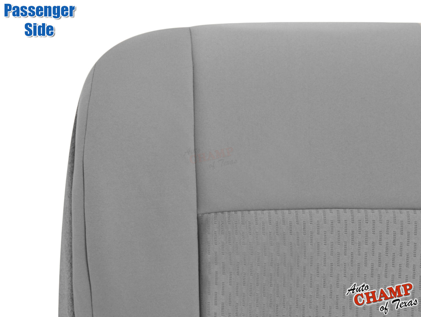 2009 2023 ford econoline van passenger side seat cover medium flint gray detail