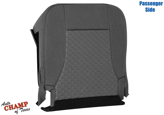 2004–2012 GMC Canyon SLE SLT Z71 Z85 Passenger Bottom Cloth Seat Cover Gray