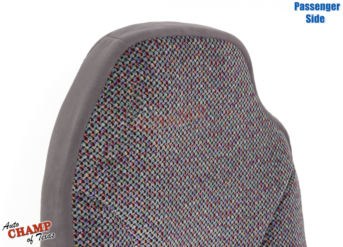 1998 2001 dodge ram 1500 slt laramie passenger side backrest cloth seat cover light gray