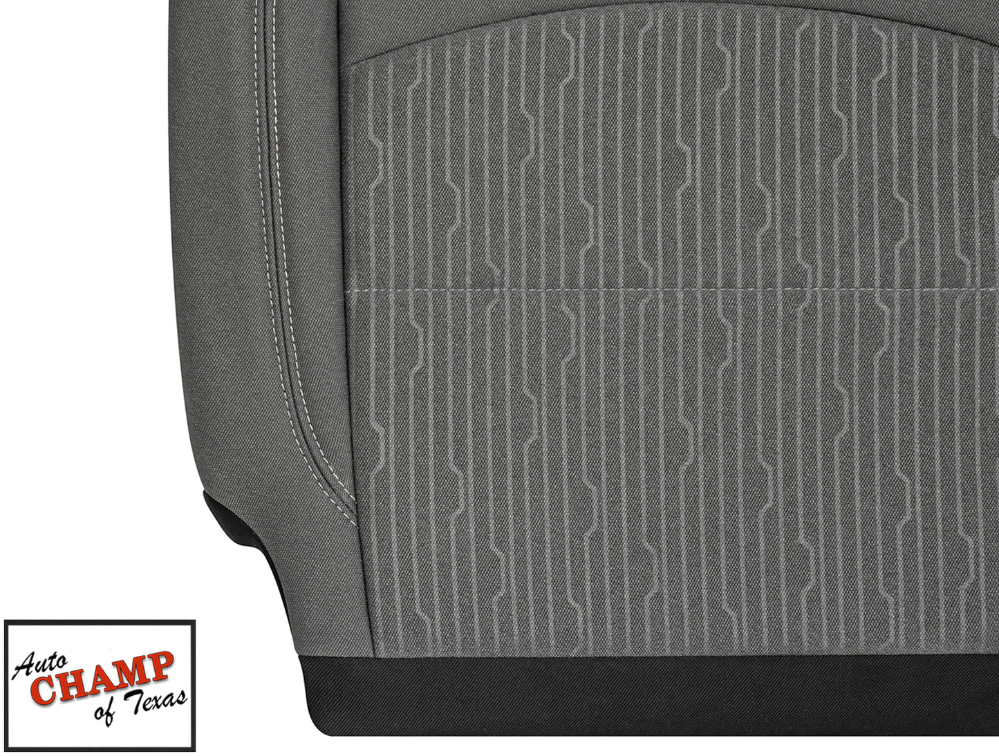 dodge ram 2500 3500 big horn seat bottom cloth cover gray 2019 2020 2021 2022 2023 2024