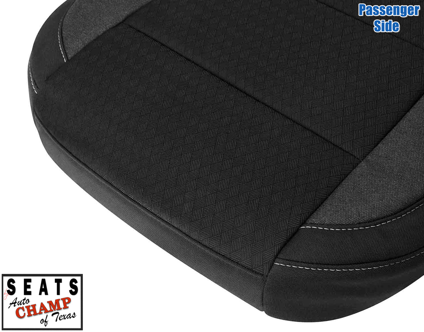chevy silverado cloth seat cover lower panel black