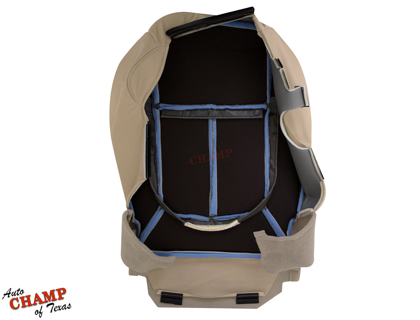 2011-2016 Ford F-250 XLT Driver Side Bottom Cloth Seat Cover, Tan