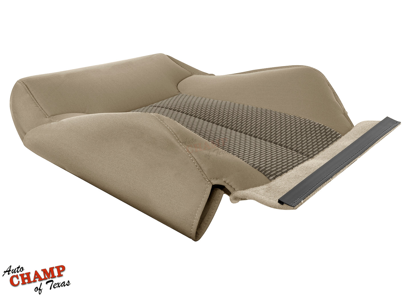 driver bench seat bottom cloth tan ford f-250 2011 2016