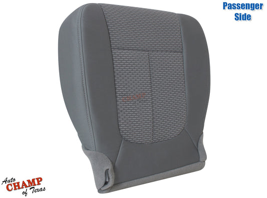 gray cloth bottom seat cover ford f-250 passenger 2011 2016