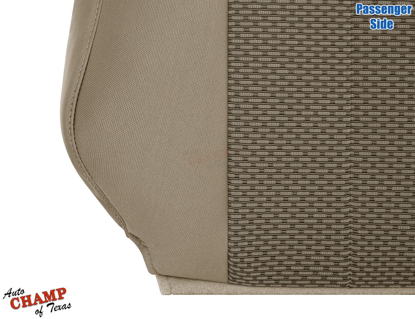 oem passenger seat bottom cover tan ford f-250 2011 2016