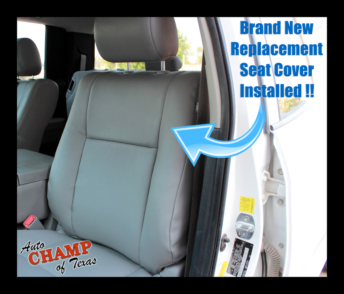 tundra oem seat cover gray vinyl 2007 2008