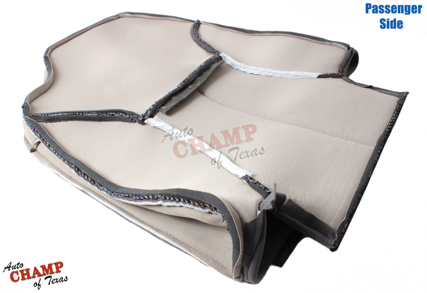 1998 2001 dodge ram 1500 slt laramie passenger side bottom cloth seat cover light gray