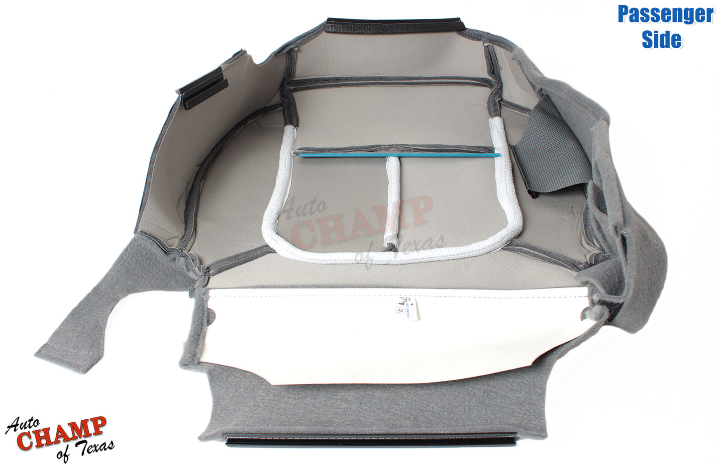 ford f150 2004 2006 xl passenger seat bottom cover gray cloth