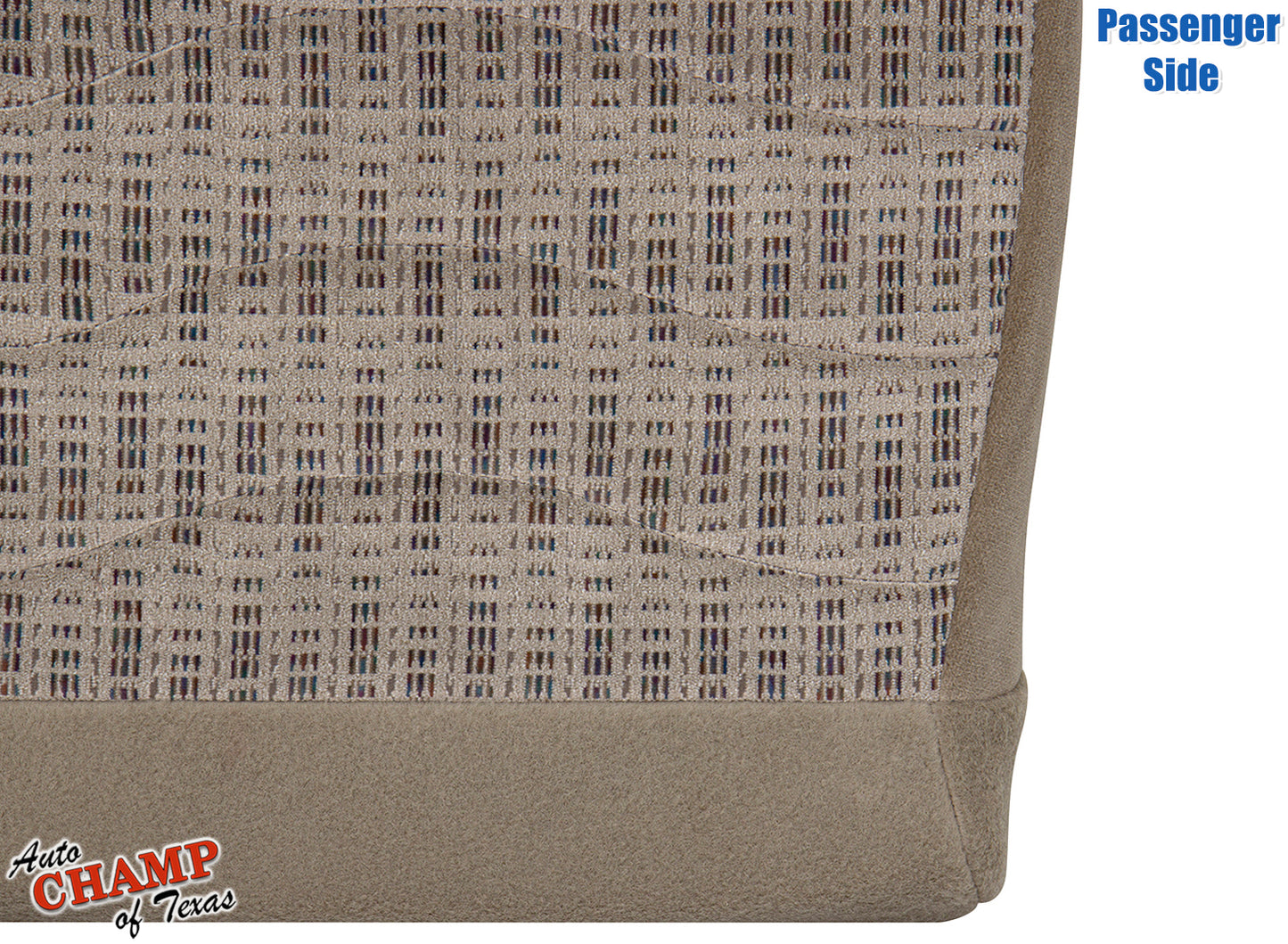 ford f250 xlt 2000 tan cloth bottom seat cover passenger