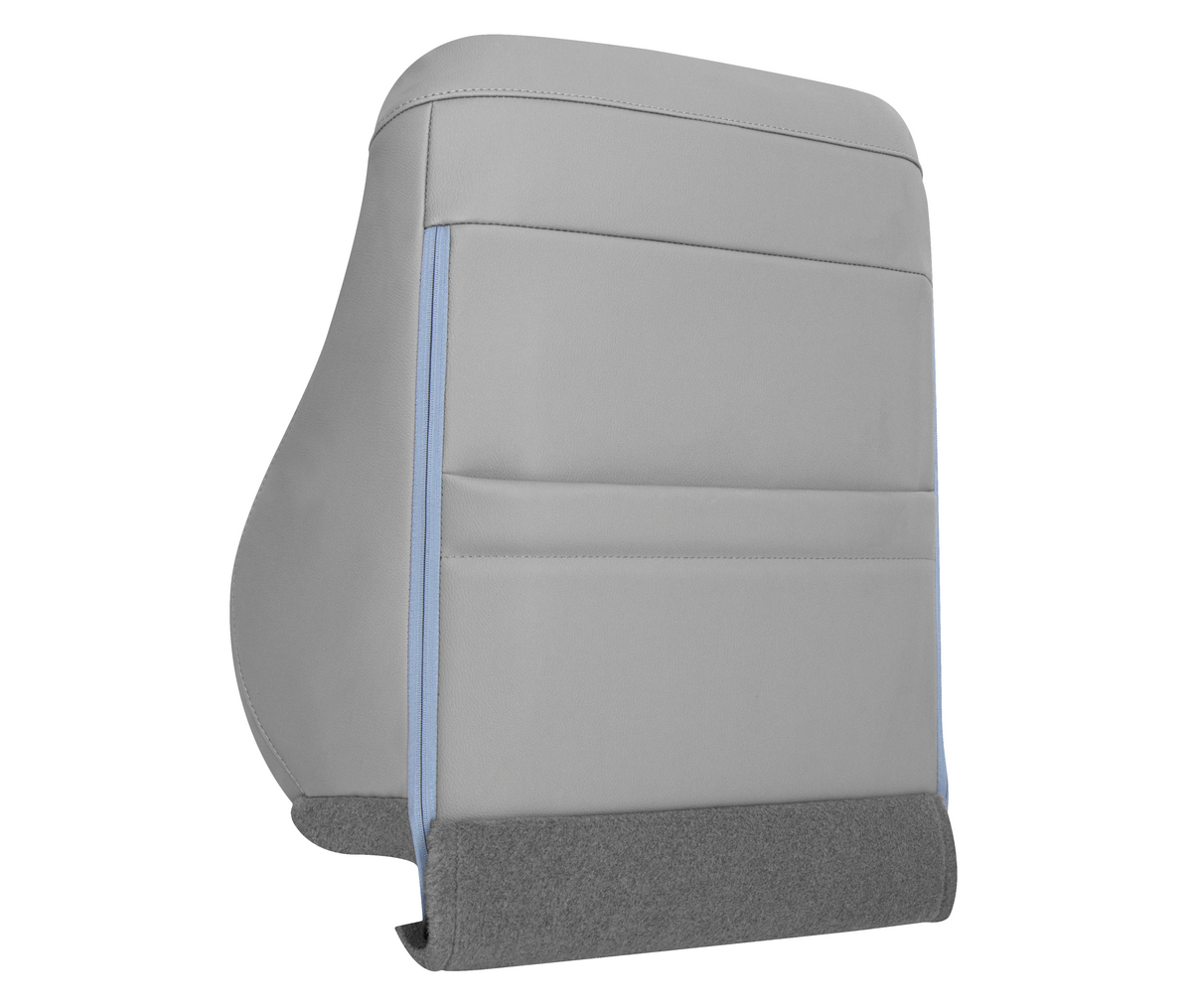 2013-2017 Honda Accord 4-Door Driver Side Lean Back Leather Seat Cover Gray Perforated