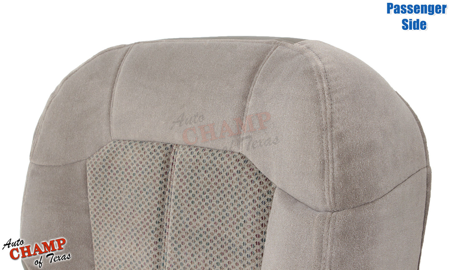 1999 2002 chevy silverado seat cover stitching tan passenger