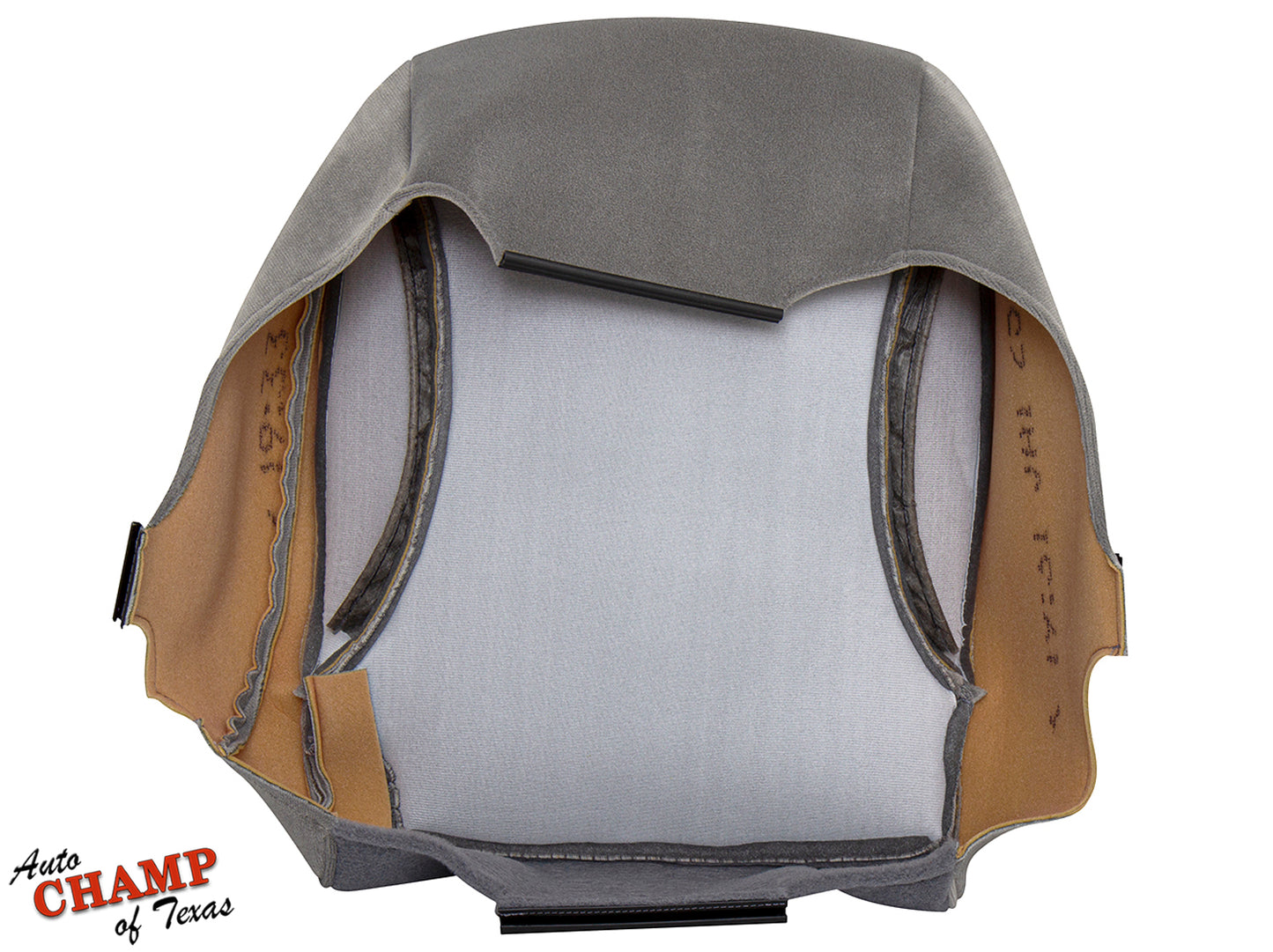 driver bottom cloth seat cover ford f150 xlt gray