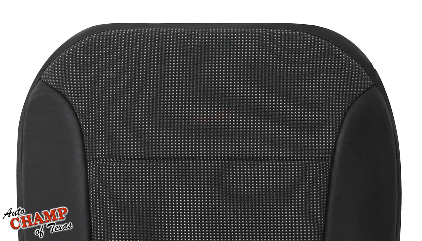 2013 2015 chevy malibu bottom seat cover black cloth leather fabric texture