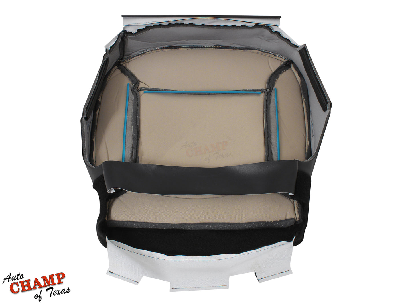 2013 2015 chevy malibu bottom seat cover black cloth leather underside view